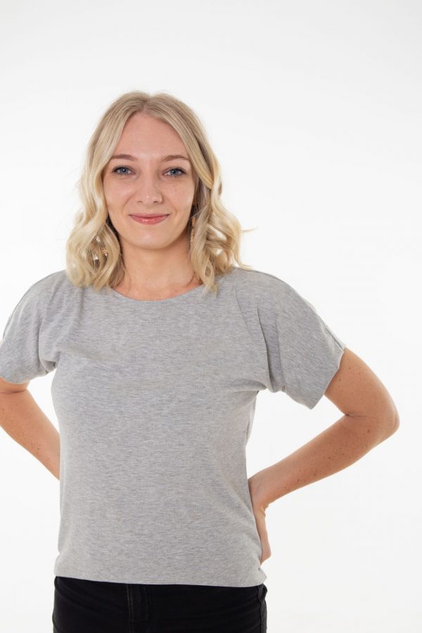 Classic Ethical Tee Grey Front