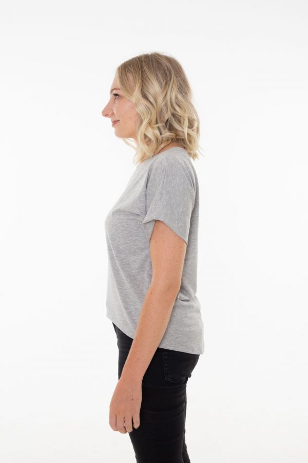 Classic Ethical T Shirt Grey Side