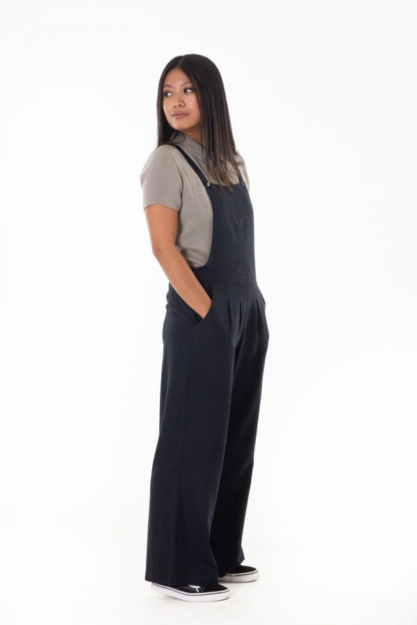 Women's Navy Overalls